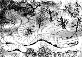 The Great Polluter - etching