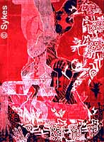 'Ghost'   Woodcut  56"x42"  1995